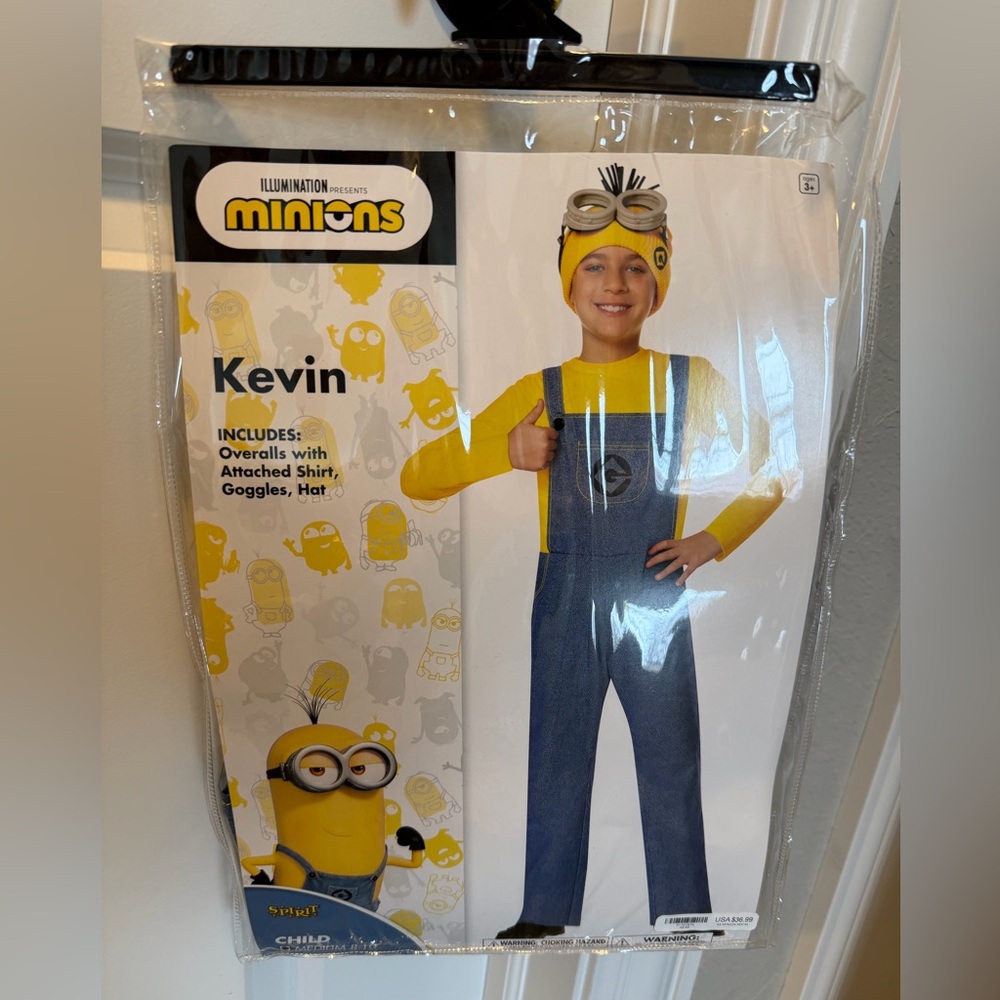 Minions Kevin Kids Costume - Yellow and Blue